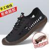 Men's Summer Hollow Sandals Hand-stitched Soft Sole Soft Surface Breathable Casual Hole Shoes Driving Shoes