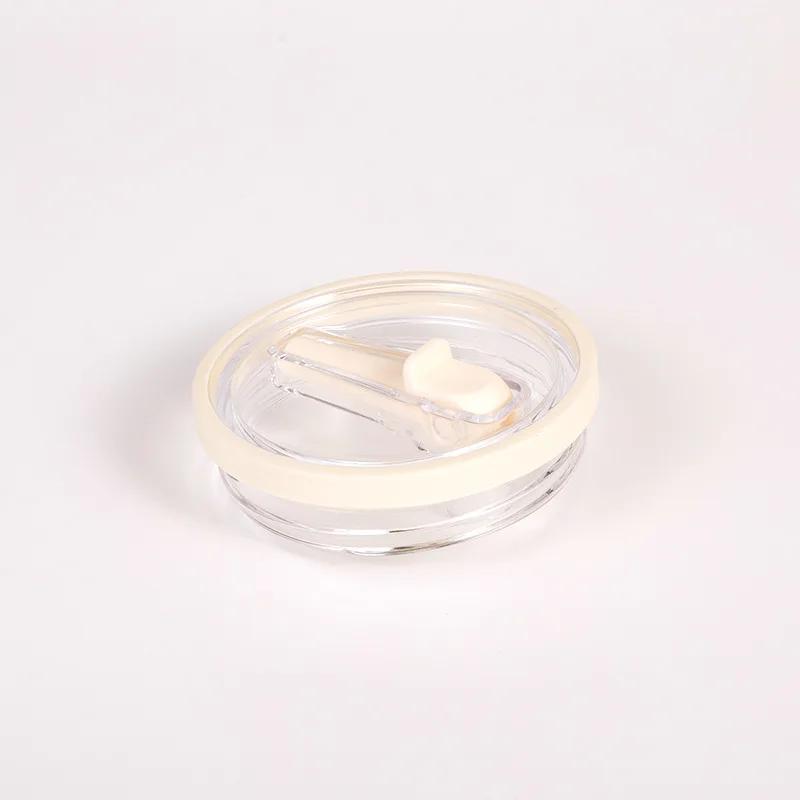 Folding Straw Cup High-value Leak-proof Sealing Cover Portable Handle Car Cup Lid Proof Reusable Tumbler Cover