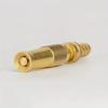 1 In-line Spray Gun with Adjustable Valve - Water Nozzle for Car Wash, Flower Watering and Lawn, Gold Metal Finish