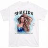 T-shirt da concerto per il tour mondiale 2026 della cantante Shakira da donna T-shirt alla moda semplice a maniche corte T-shirt in cotone