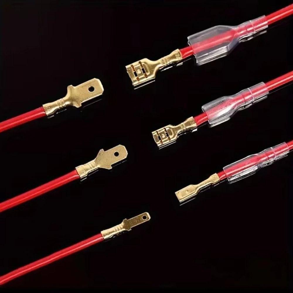 Gold Silver Crimp Terminal Insulating Male Female Pair Terminal Docking Terminal