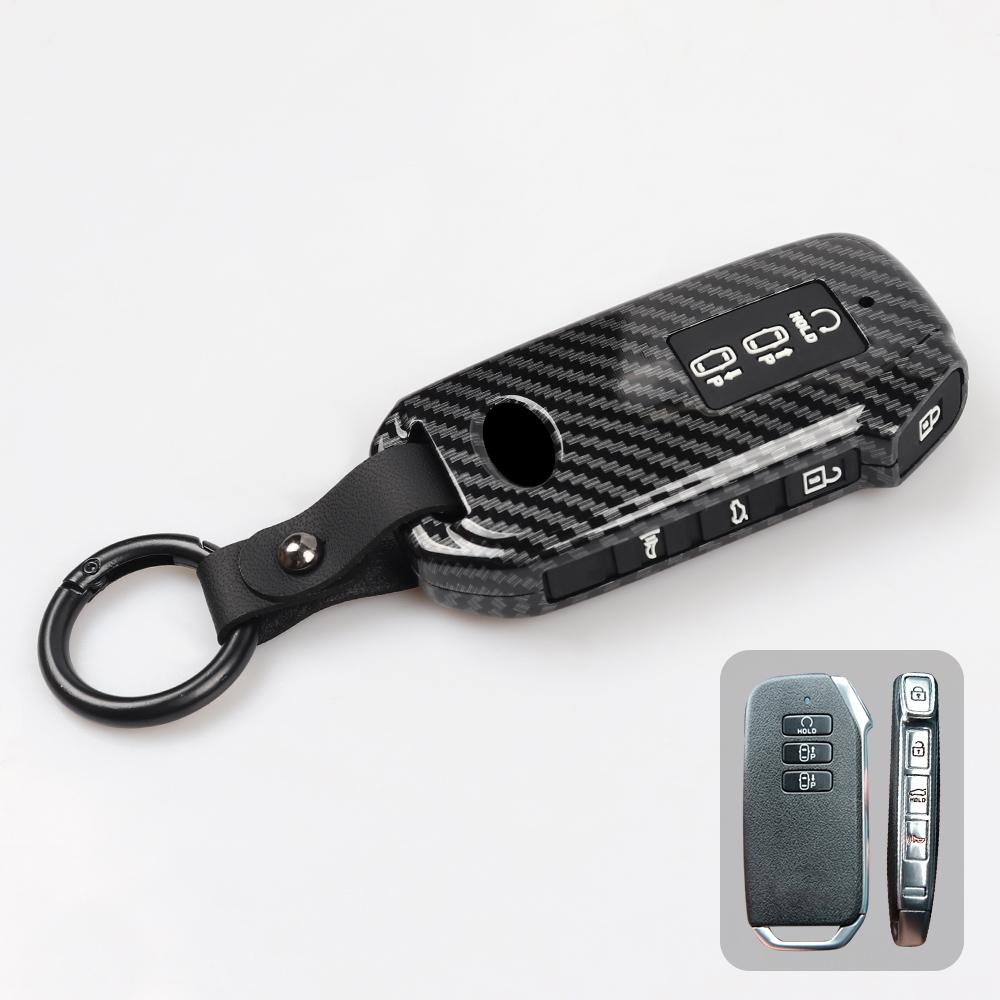 ABS Car Key Case Cover For Kia K5 DLS GT Sorento 4 Carnival Sedona MPV   2022 Remote Fob Shell Accessories Car