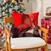 Chainsaw Man Makima-Cartoon Pillow Case Silky Short Plush With Invisible Zipper Dustproof Sofa Cushion Cover For Home Decor