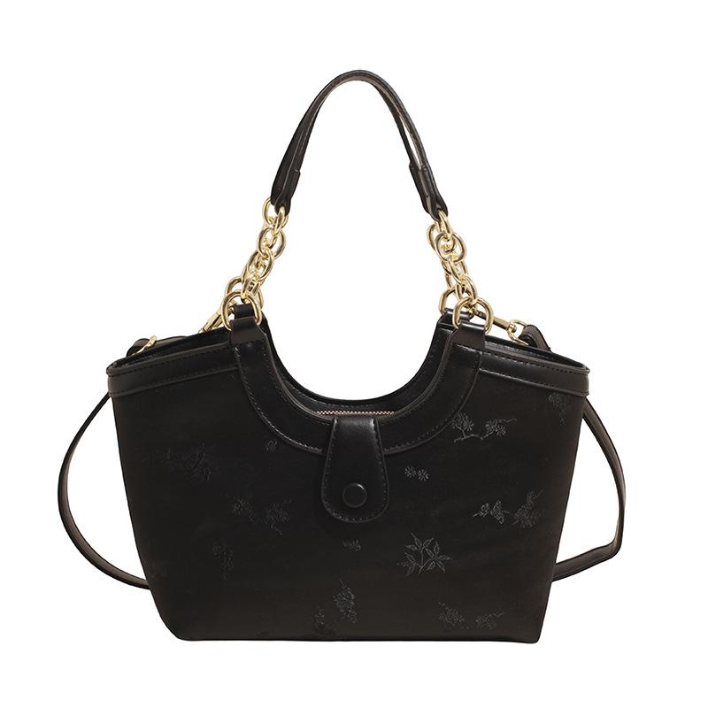 2025 new printing fashion retro versatile simple atmosphere large capacity women messenger bag tote bag handbag