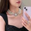 2025 High-End Gothic Punk Necklace: Y2K Dark Style Clavicle Chain for Women