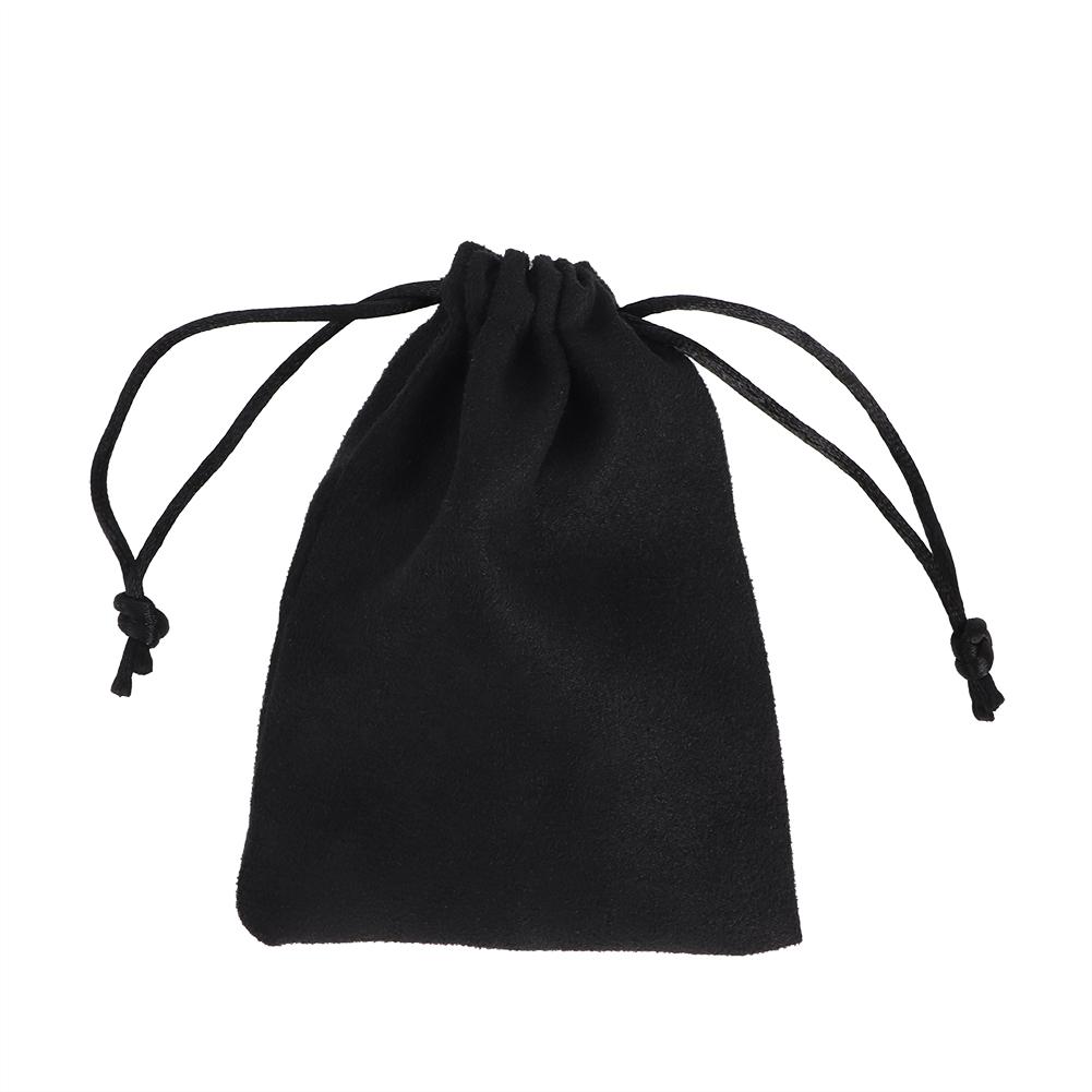 Mjuk dubbelsidig mocka dragsko presentpåse påse omslag organiserare för fest GPame 9 x 18cm