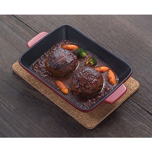 PEARL METAL Oven Chef Cork Trivet, Square, 28 X 20 Cm, HB-3452 Brown