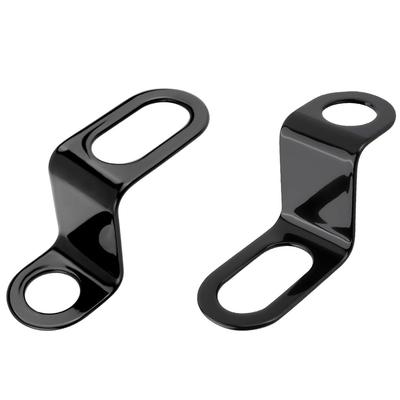 XuJJJJunB Stainless Steel Set of Motorcycle Auxiliary Light Angle for Rear and Front Turn Signals Brackets, 2, Brackets, Type,