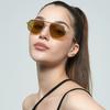Polarized UV Protection Lightweight Comfortable Durable High Quality Retro Oval Shaped Female Sun Glasses Toad