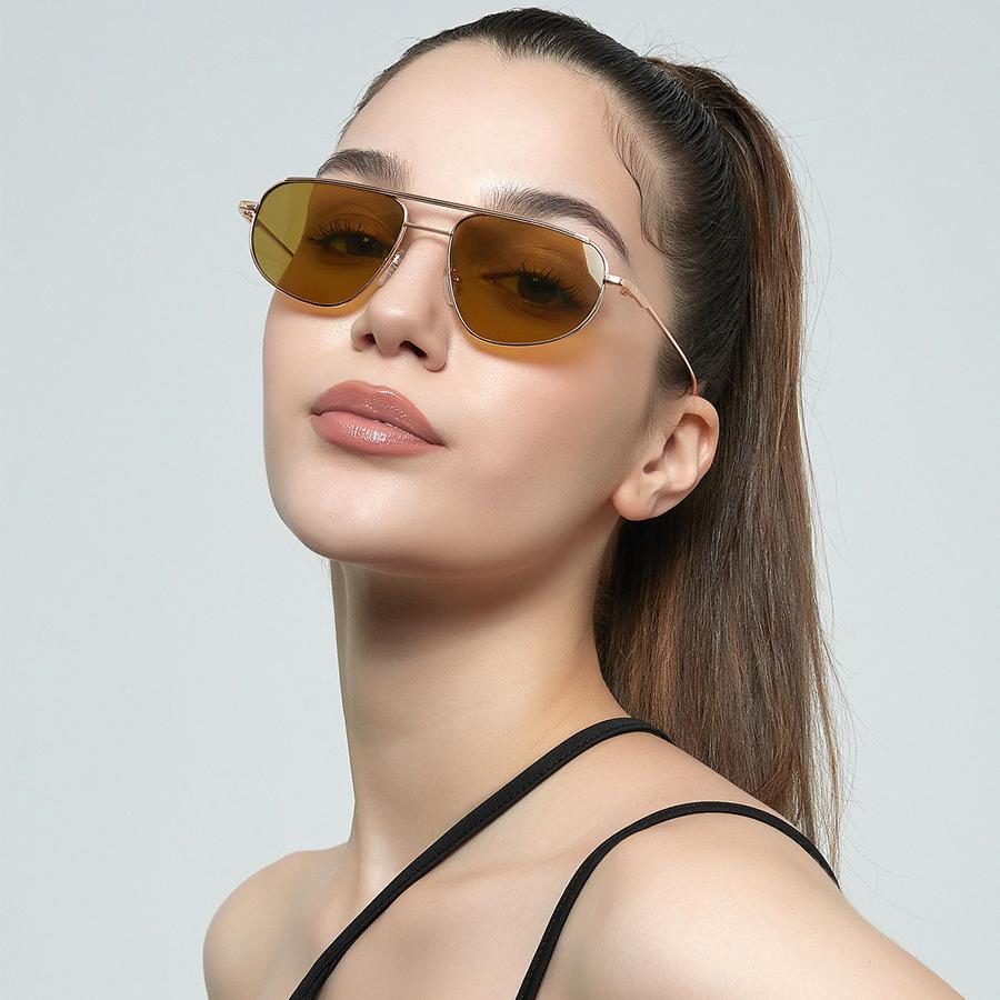 Polarized UV Protection Lightweight Comfortable Durable High Quality Retro Oval Shaped Female Sun Glasses Toad
