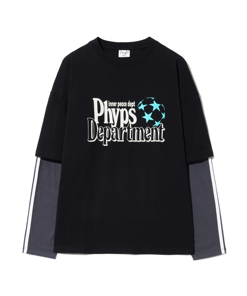 PHYSICAL DEPARTMENT Starball Layered Long Sleeve_Black