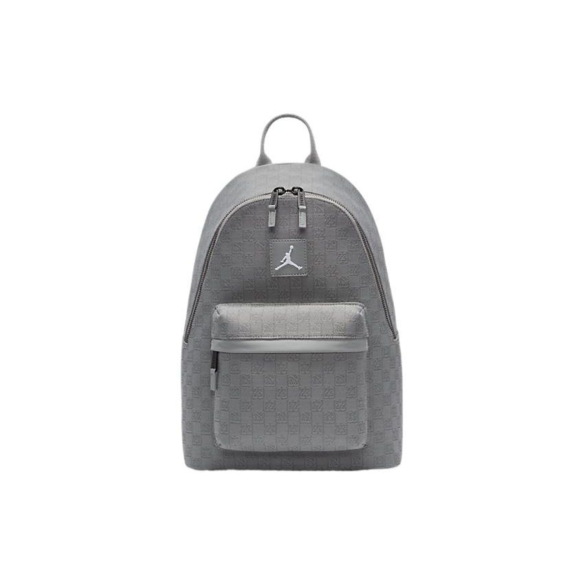 Jordan Interwoven Letter Polyester Backpack Unisex Backpacks Gray FJ6784-015