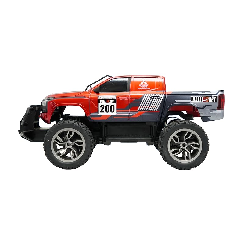 Happinet 1/20 Scale R/C Mitsubishi Triton Rally Car for Ages 6 and Up