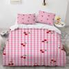 Plaid Duvet Cover Queen Bedding Set for Boys Girls Kids Women Men Modern Geometric Colourful Grid Plaid Polyester Comforter Set
