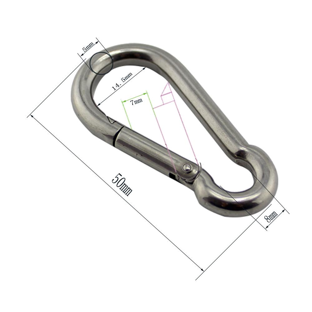 Qitong Stainless Steel 5mm Sunshade Sail & Awning Corner Set
