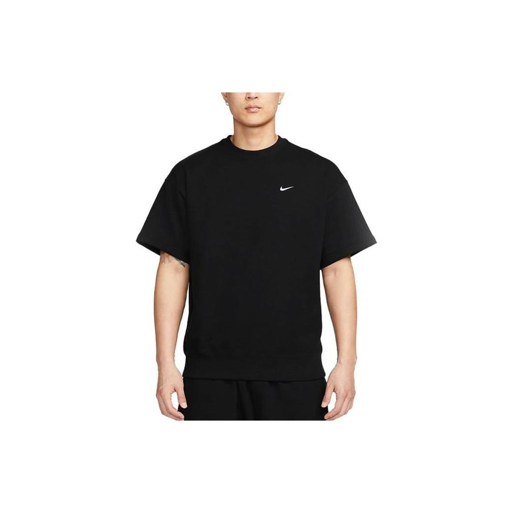 Nike Brand Logo Men's Casual Short-Sleeve T-Shirt in Black