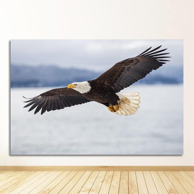 Scandinavian Decor Canvas Pictures for Living Room Eagle Painting Wall Art Quadros Decoracion Animals Posters and Prints Eagle