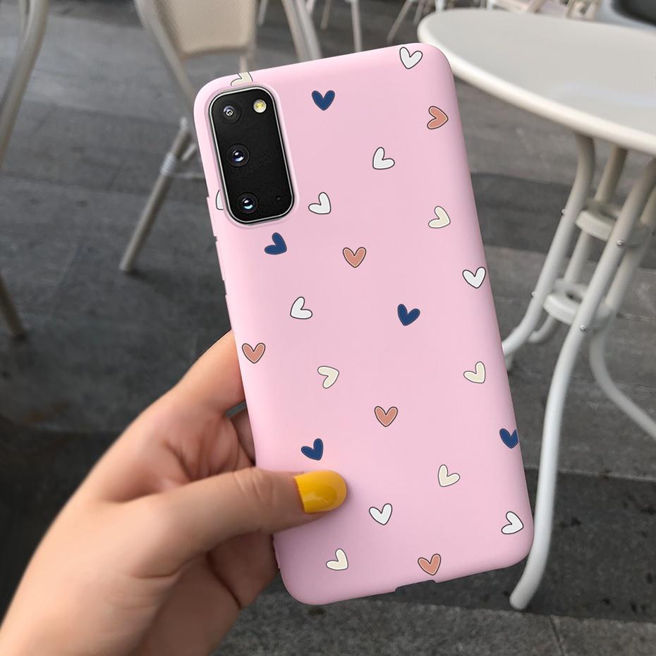 For Samsung Galaxy S20 5G S20+ Case Cover Fashion Soft Silicone Macaroon Phone Cases For Samsung S20 FE S 20 Plus S20Plus Funda