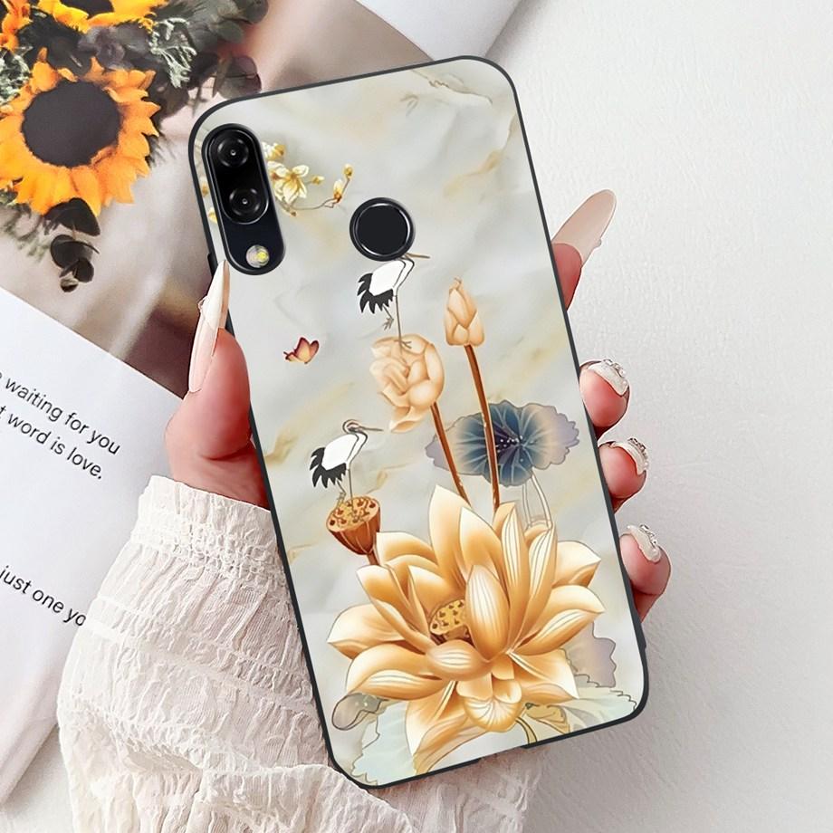 Luxury Matte Silicone Soft Case For ASUS ZENFONE 5 8 3 ZE620KL ZE520KL ZB602KL ZB601KL ZS590KL Capa Flower Loving Heart Funda
