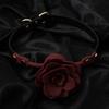 Silicone Rose-Shaped Mouth Gag - BDSM Adult Erotic Training Toy