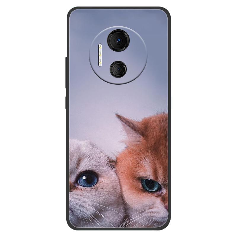 For Doogee X97 Pro Case X 97 Capa Silicone Cute Cats Painted Soft Black Cover for Doogee X97 Pro Cover X97Pro TPU Coque Cases
