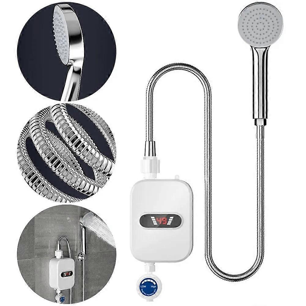 Instantaneous Electric Tankless Water Heater 3kw,instant Hot Water Heater With Shower Head And Tubes,mini Water Heater For Shower Room_CD
