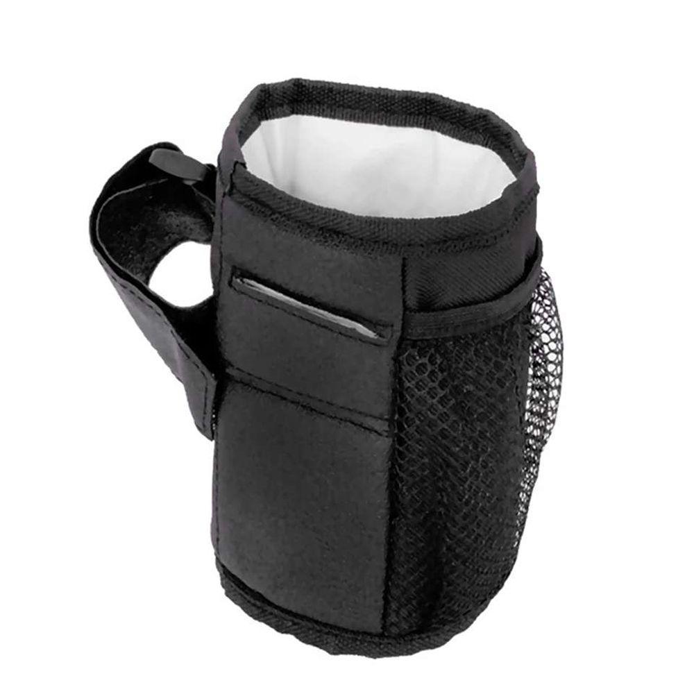Practical Black Water Proof Universal Stroller Accessory Pram Bottle Holder Baby Stroller Cup Holder Drink Cup Holder Pocket