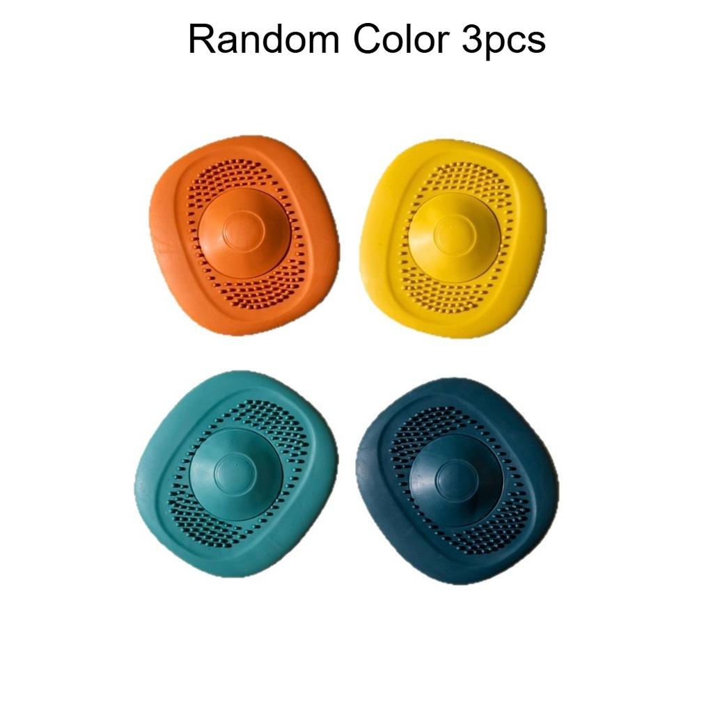 3/6 Stück Abfluss-Set mit Haarfänger - Enthält Badewannenstöpsel, Spülbecken-Filter und Sieb, Geeignet für Zuhause, Abfluss-Haarfänger
