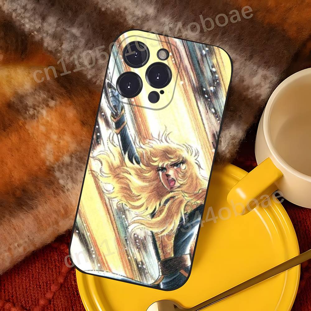 Rose of V-Versailles Lady Oscar Phone Case For iPhone 17,16,15,14,13,12,11,Pro,Max,Plus Shockproof Cover