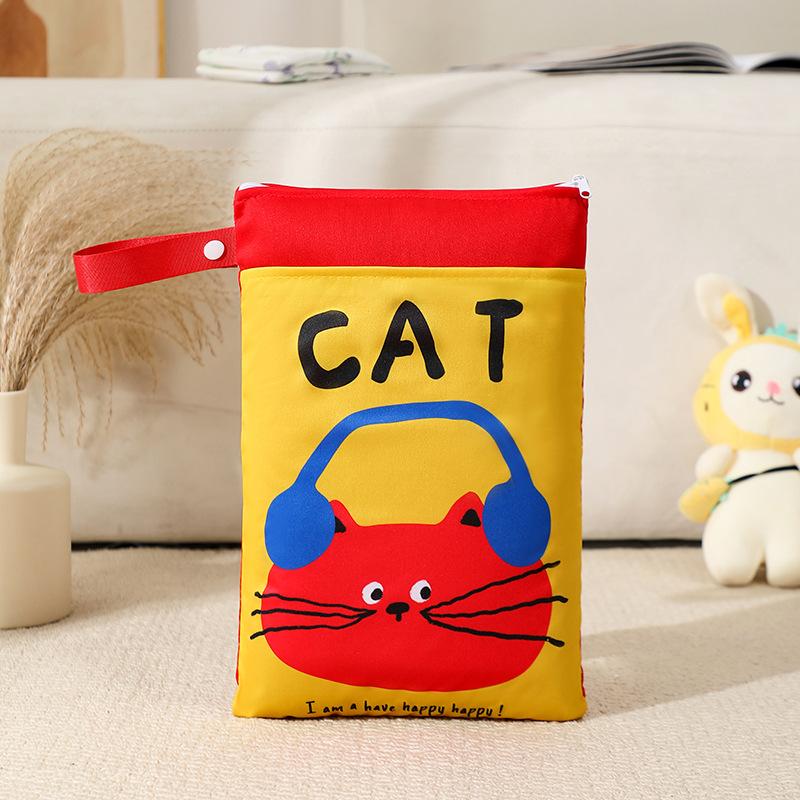 

23*33 см Водонепроницаемая сумка для подгузников Двойного использования для мокрого и сухого хранения подгузников Двойной карман на молниях Дорожная сумка для хранения косметики