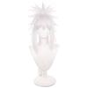 Jiraiya Cosplay Wig Men 80cm Long Silver White Wig Cosplay Anime Wigs Heat Resistant Synthetic Wigs for Daily Party Costume