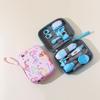 20pcs/8pcs Box Baby Care Kit Baby Grooming Set Thermometer Nail Trimmer Brush Nasal Aspirator Portable EVA Case New Mom Must Have Infant Care Supplies
