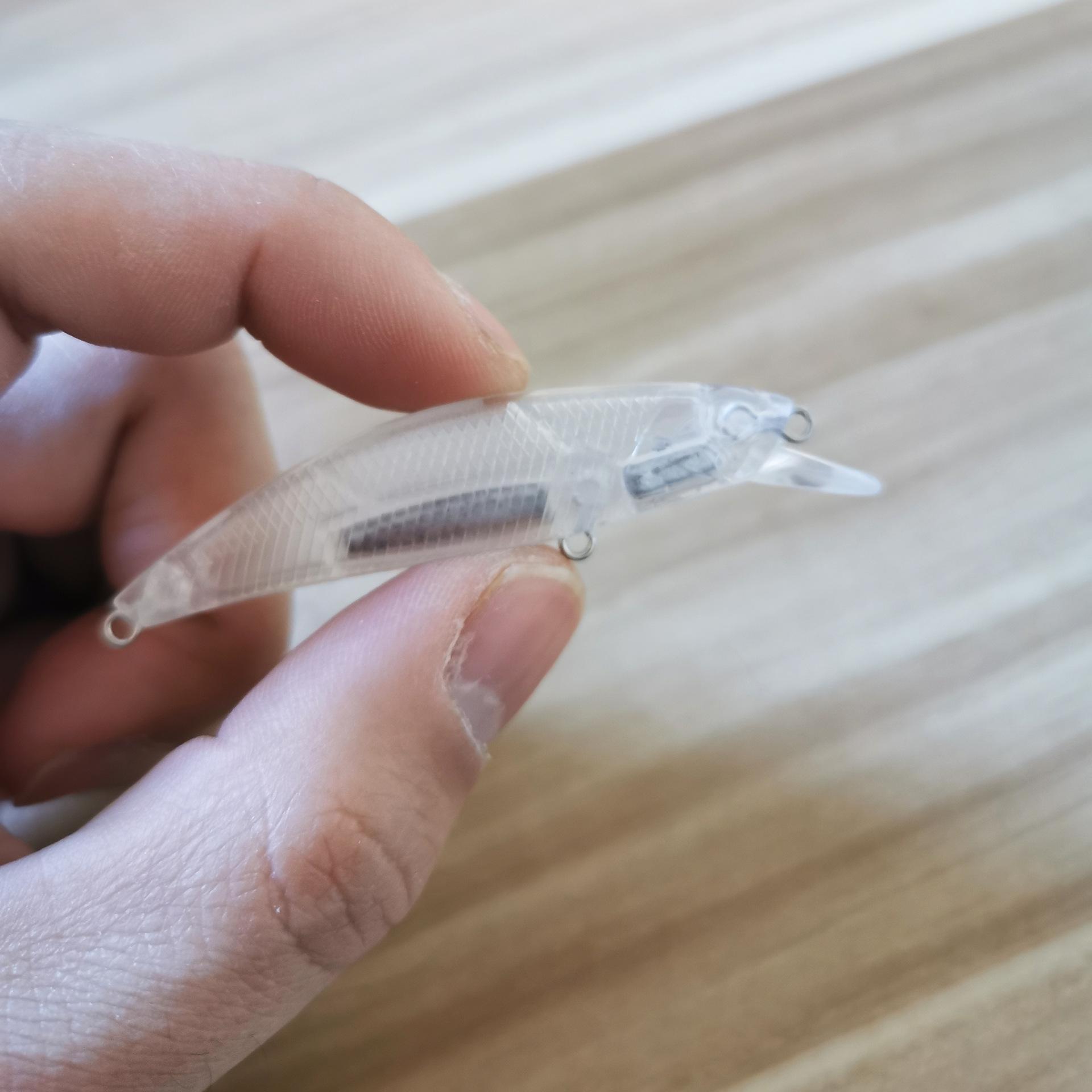 

Японская медленно тонущая блесна Spearhead 60S Minnow 6,5 см/5,3 г, самодельная бланк