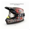 Dirt Bike Helmet Matte Black Motocross Full-Face for Riders, Bikers