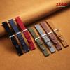 14mm 16mm 18mm 20mm 22mm Quick Release Bracelet Soft Suede Strap Calfskin Bracelet for Women Men Brown Wristband Smartwatch Band