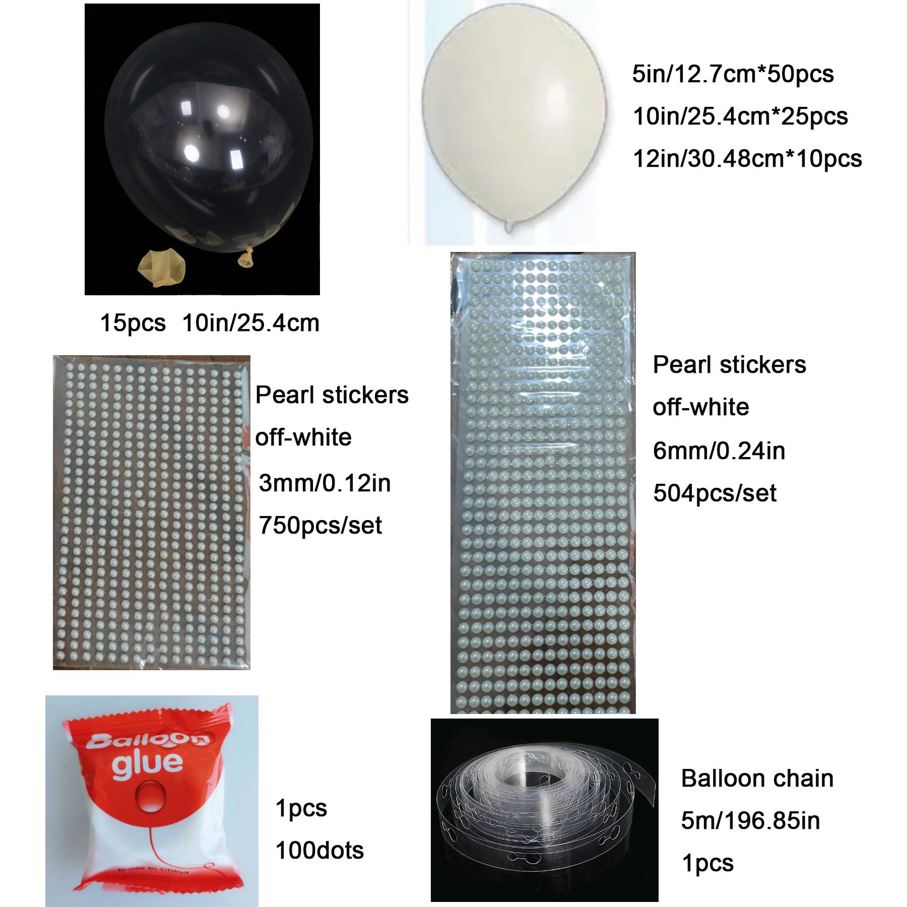 

104 шт. жемчужный латексный шар, белый прозрачный свадебный романтический воздушный шар для украшения дня рождения, товары для украшения вечеринки
