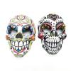 Zombie Skeleton EVA maska ​​Mexický den mrtvých Skull maska ​​Cosplay Tištěná barevná párty maska ​​prop Halloween dekorace