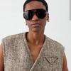 Anti-UV Women  Round  Sunglasses Trendy Oversized Shades Eyeglasses Retro Men Sun Glasses  Pilot
