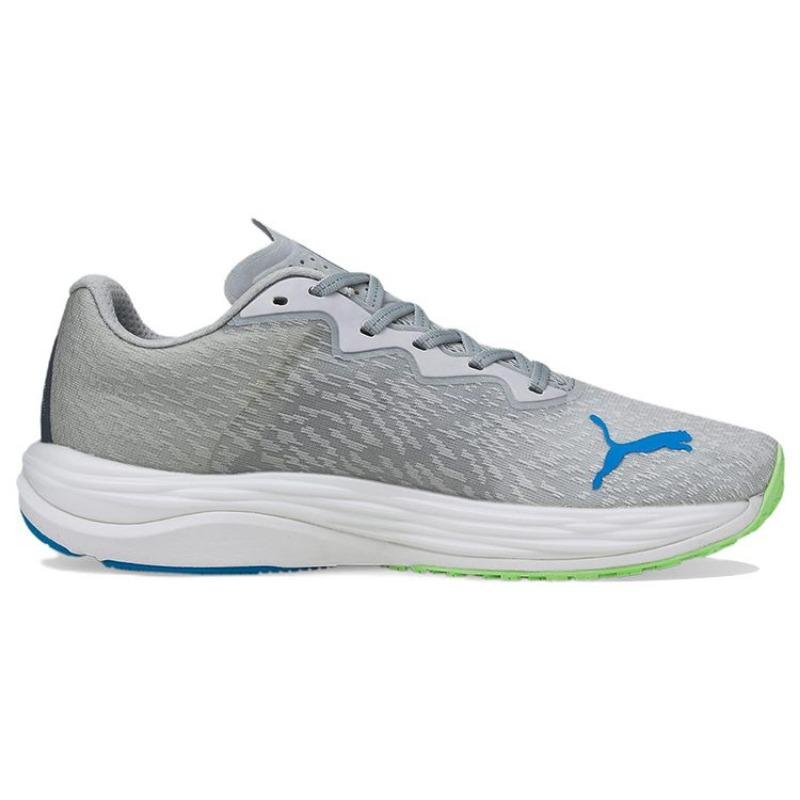 PUMA Velocity Nitro 2 Lightweight Cushioned Running Shoes Men Grey Blue 376263-01