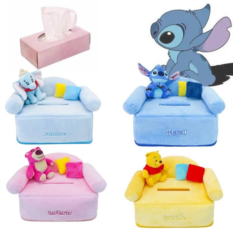 Schattige Winnie de Poeh Tissue Box Houder met Grote Capaciteit voor Stijlvolle Woondecoratie