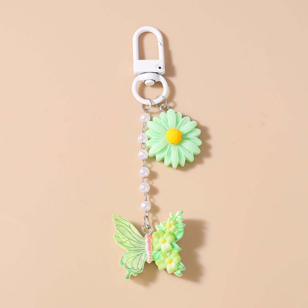 

Красивый брелок-подвеска в виде бабочки из смолы для женщин и девочек, цветочный брелок, подвески для сумочки, DIY, детские украшения, подарки