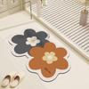 Bathroom Toilet Floor Mat Toilet Door Carpet Diatomium Mud Soft Mat Wash Basin Absorbent Mat Quick Drying Non-slip Foot Mat