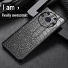 Honor Magic 3 Pro Cowhide Crocodile Pattern Genuine Leather Case - Ultimate Protection