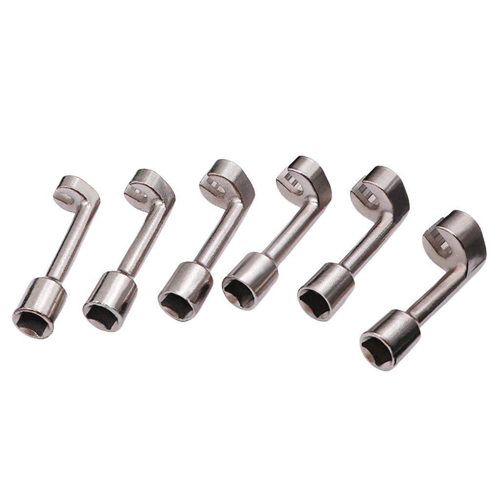 L Type Diesels Injector Line Socket Wrench Set 12mm to 19mm Suitable for Tight Spaces Fuels Line Removal DIY Enthusiasts