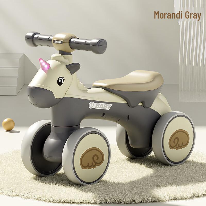 Kids' Unicorn 4-Wheel Balance Bike