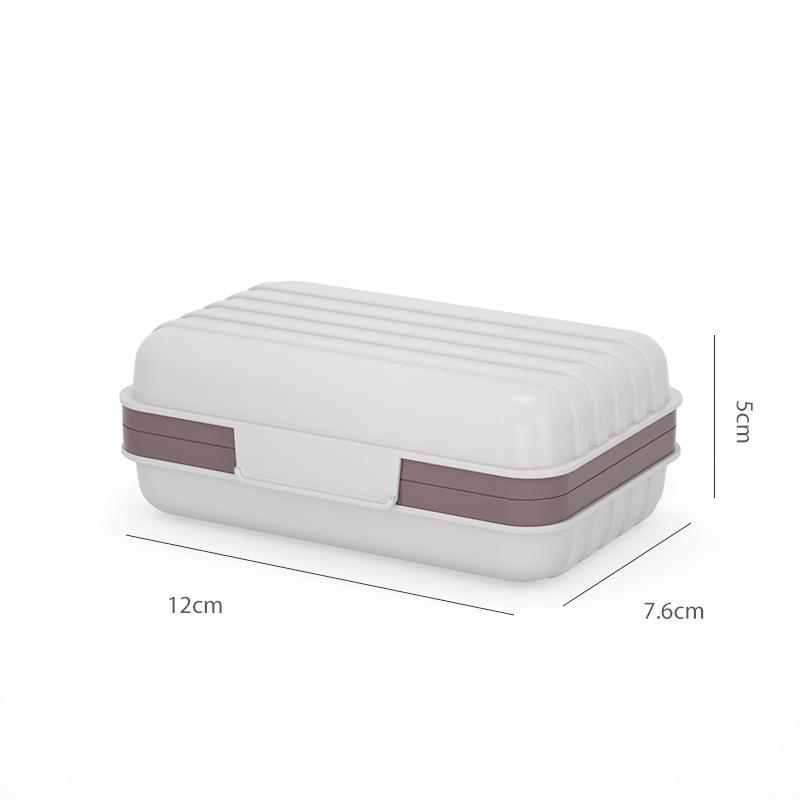 Bathroom Soap Dish With Lid Home Plastic Soap Box Keeps Soap Dry Soap Dish Travel Essentials Soap Dish Soap Tray Holder