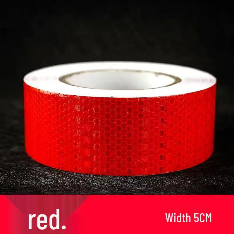 Φθορίζουσα Ανακλαστική Ταινία Ασφαλείας: Πλάτη 5CM, 10CM, 15CM για Νυχτερινή Κυκλοφορία, Προειδοποίηση Αποφυγής Σύγκρουσης