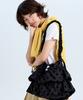 MACNI Cancan Frill Shoulder Cross Bag Dot Black