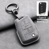 Leather Car Key Case Cover Fob Keychain For Vw Volkswagen Golf 7 Mk7 Tiguan Mk2 For Ateca Leon Fr Ibiza Skoda Octavia Kodiaq