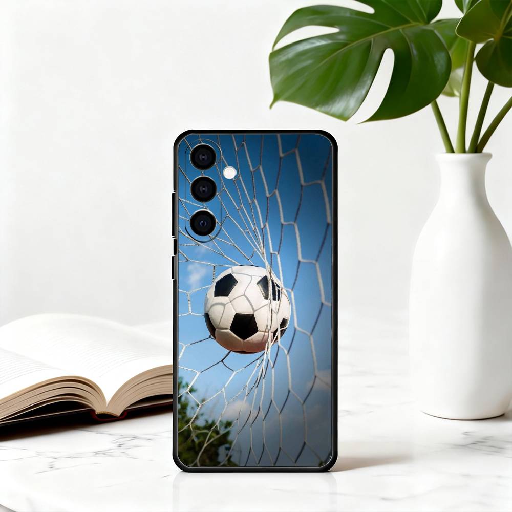 Cool F-Football Photo Phone Case For Samsung Galaxy A73,A72,A71,A70,A53,A52,A51,Others Soft Black Cover
